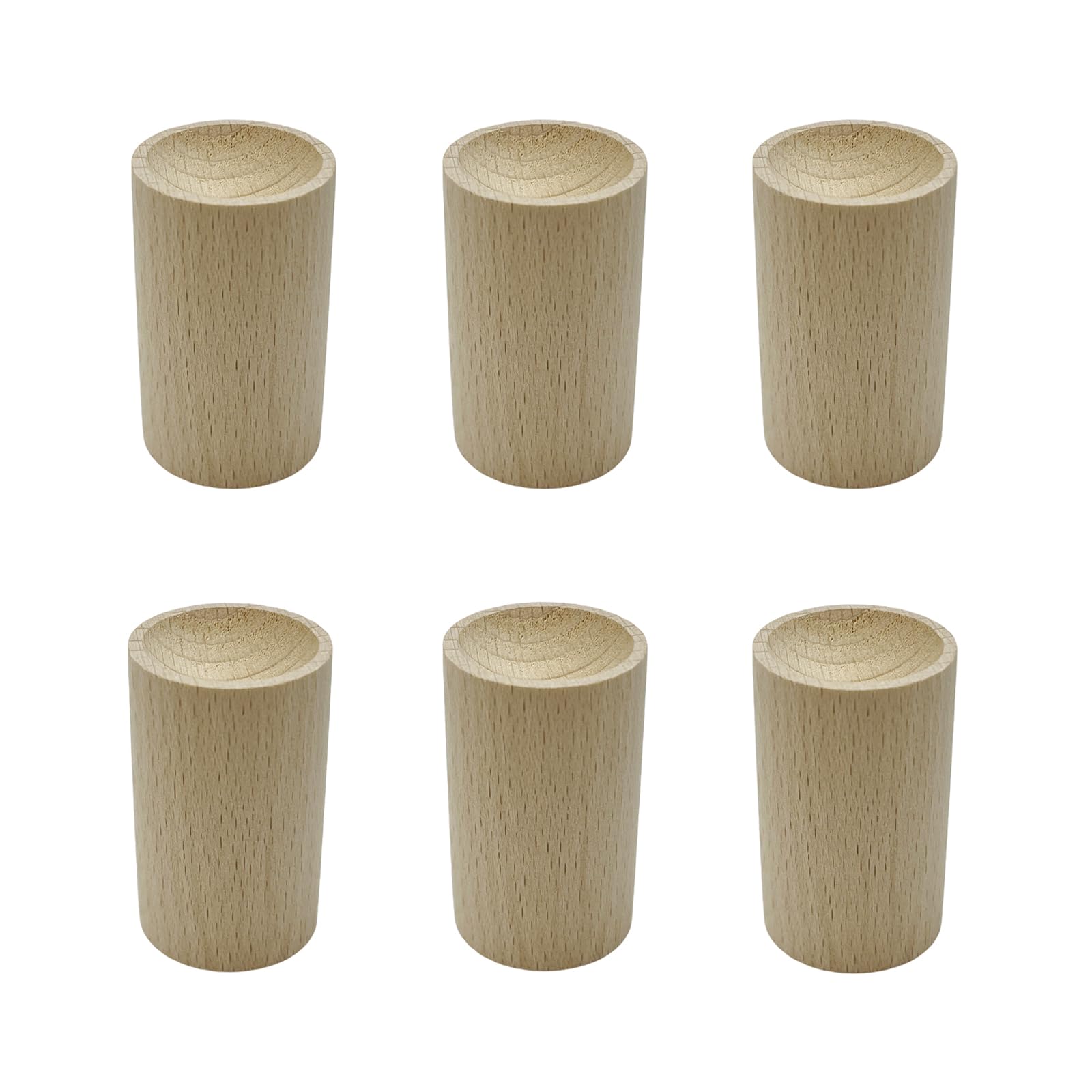 Yuqim round beech wood diffuser with top slot for fragrance diffusion.