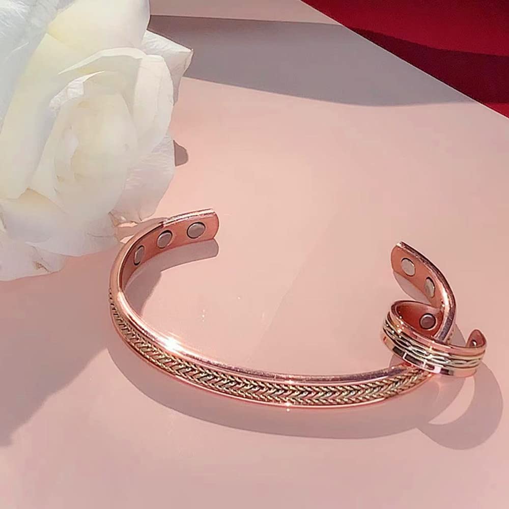YURAINN adjustable bracelet on wrist demonstrates versatile one-size-fits-most design.