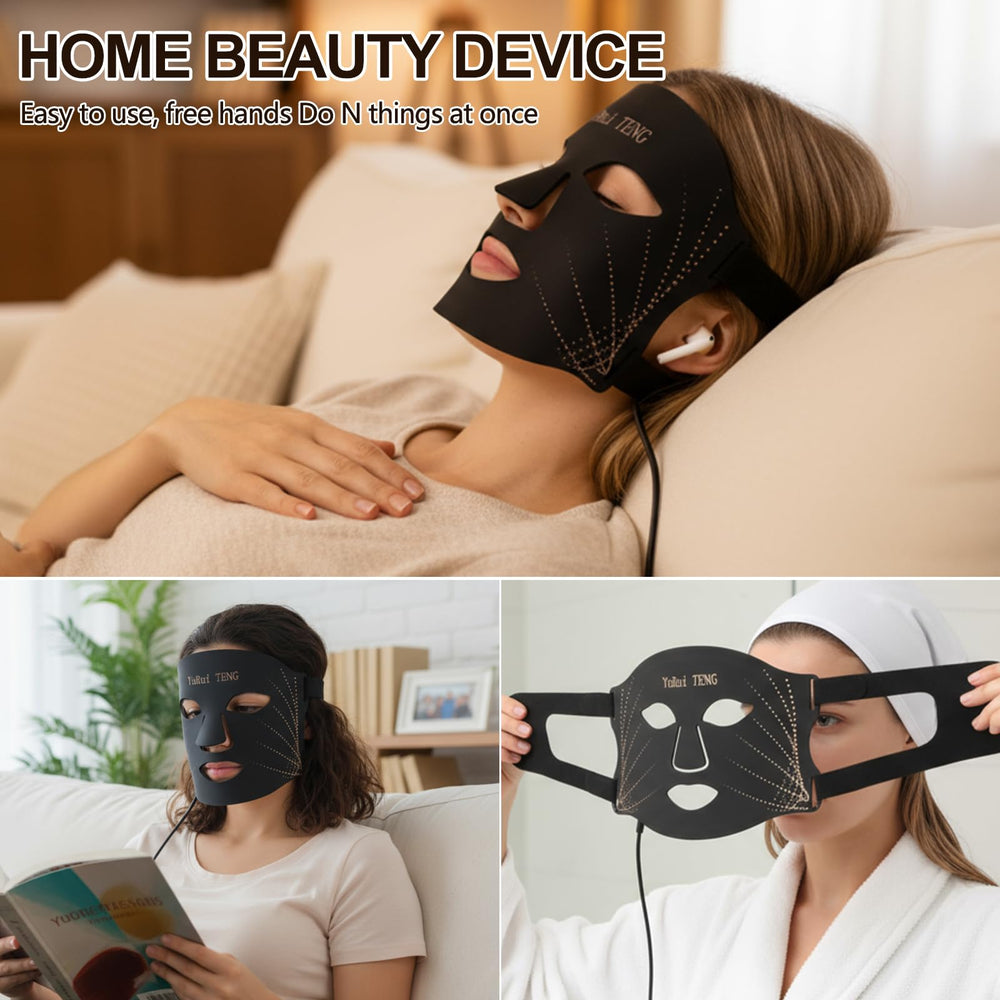 YuRui TENG foldable portable LED mask for travel use