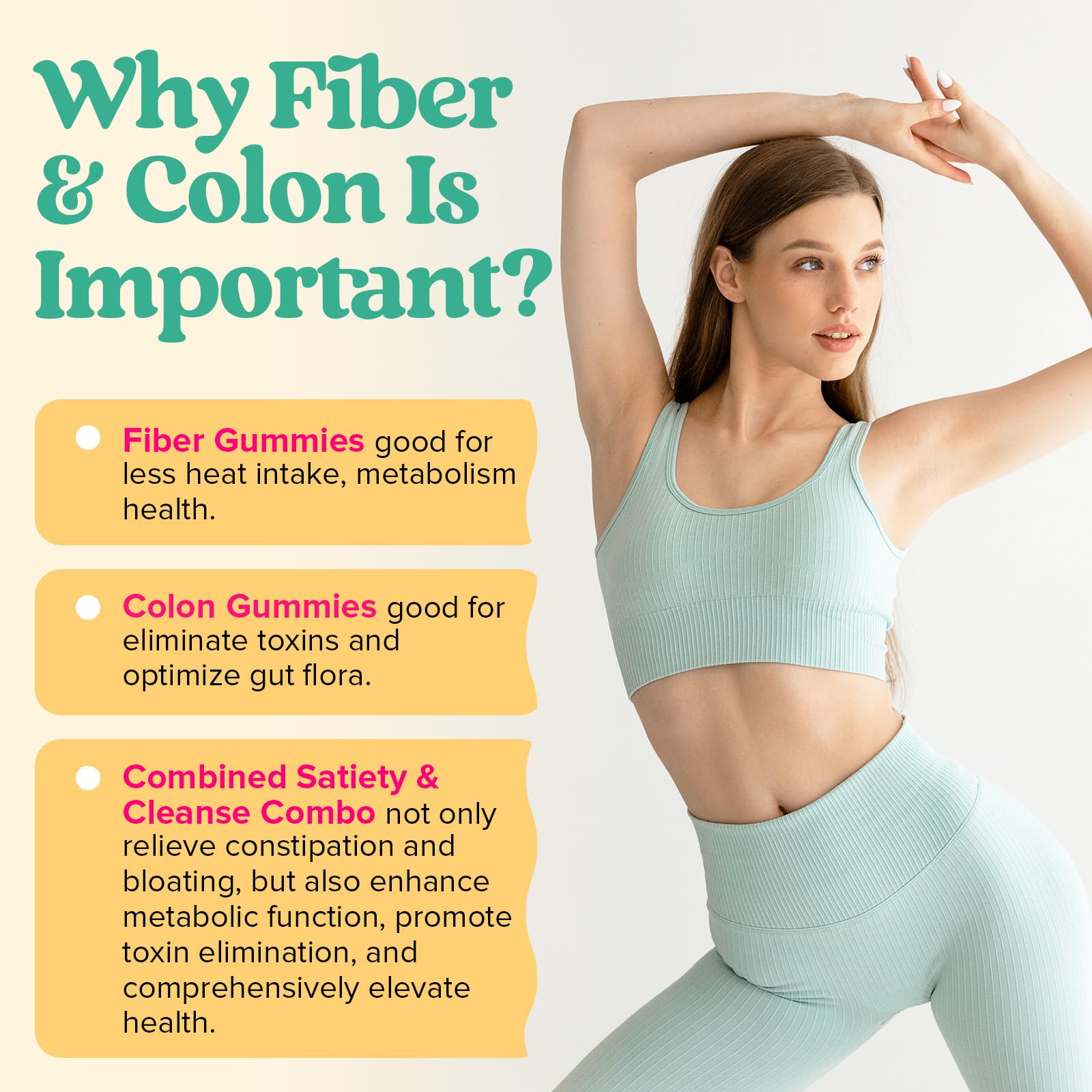 Yusnkioin Colon Cleanse soft chews with a gentle texture for daily use