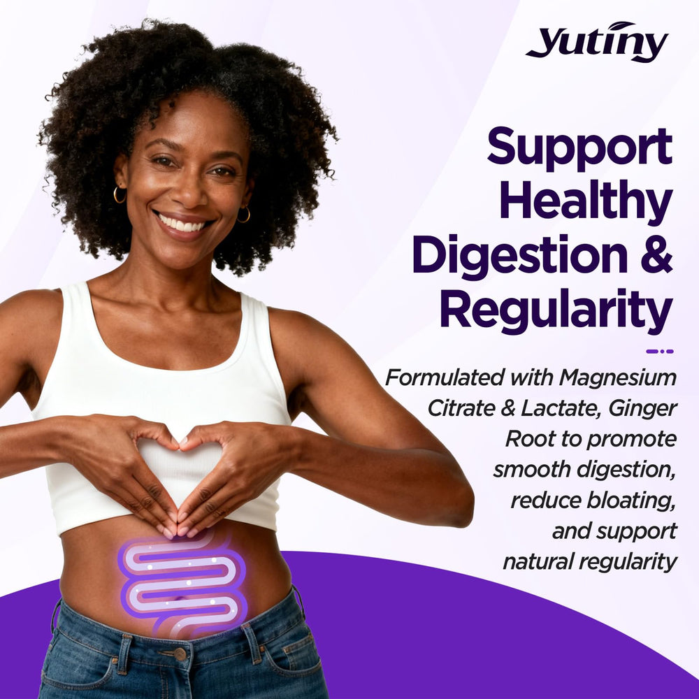 Yutiny Magnesium Complex blend with ashwagandha and lemon balm for stress relief