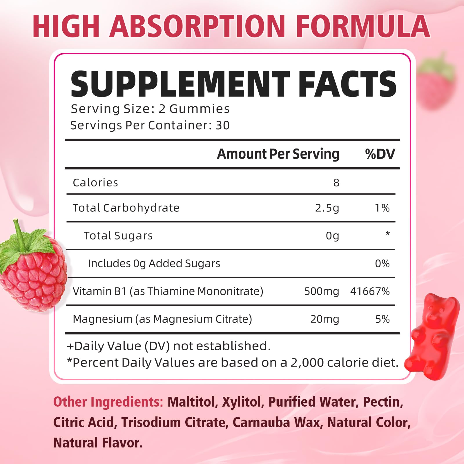 YUULAI B1 Gummies showcasing energy support for daily vitality.