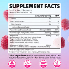 YUULAI Magnesium Complex Gummies two bottles pack for convenient daily supplementation