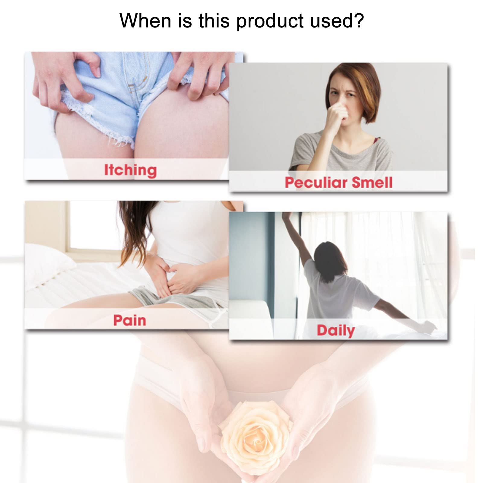 YUYTE vaginal test strips color card reference for quick pH reading