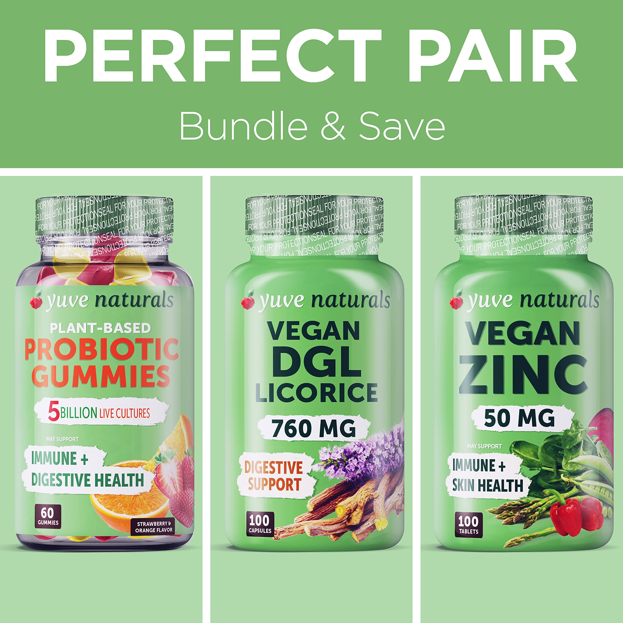 Yuve Lysine non-GMO gluten-free capsules with clean ingredients