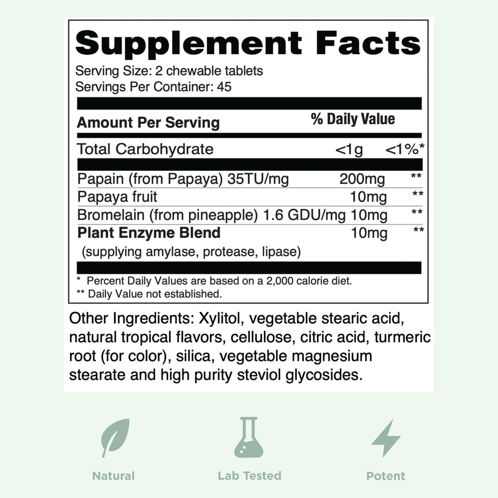 Yuve Naturals papaya flavor chew showcases tropical aroma and daily digestion ritual.