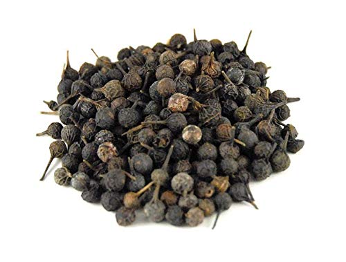 Yuvika Cubeb Berries ground spice on shelf adds warm peppery depth.