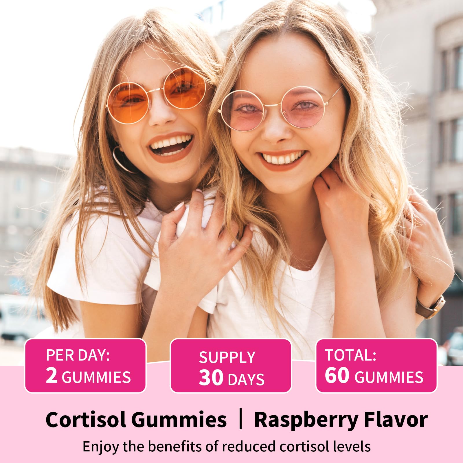 YXSW Cortisol Gummies lab-tested seal highlighting quality and safety.