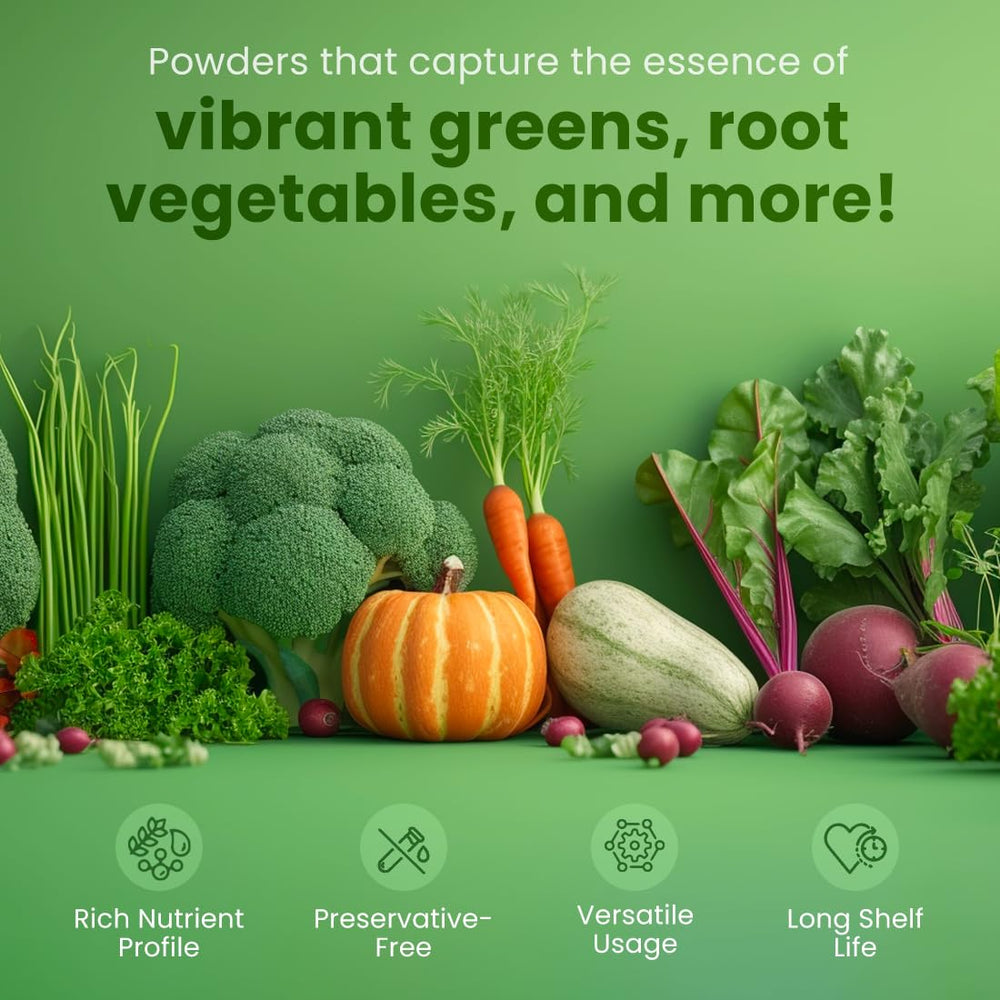 Z Natural Foods Greens Powder packaging indicating raw vegan quality
