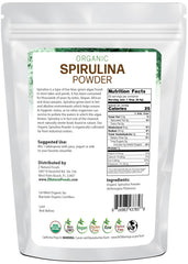 Z Natural Foods Spirulina Powder bottle closed, ready for easy scooping