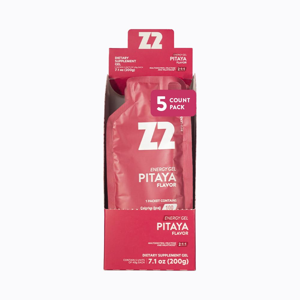 5-pack box of Z2 Dragon Fruit Energy Gel for daily training