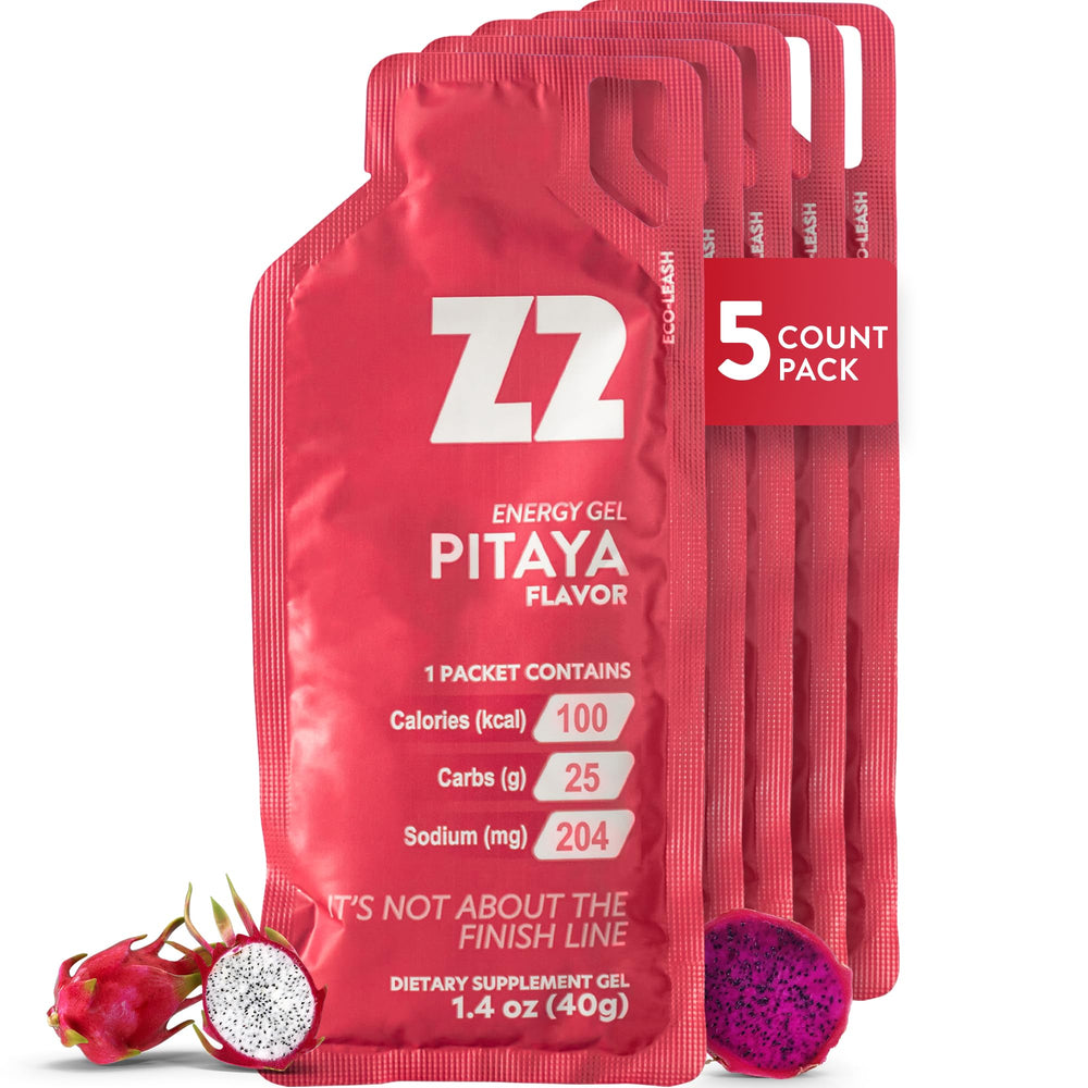 Z2 Dragon Fruit Energy Gel front-pack for on-the-go fueling
