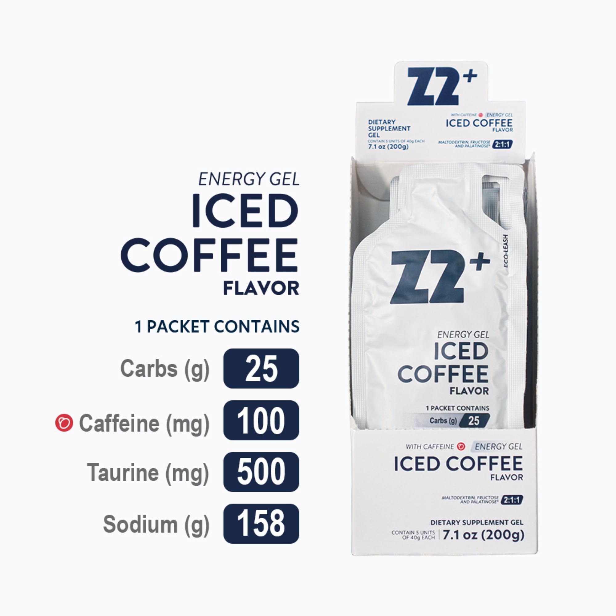 Portable Z2 5-pack design for on-the-go fueling during training.