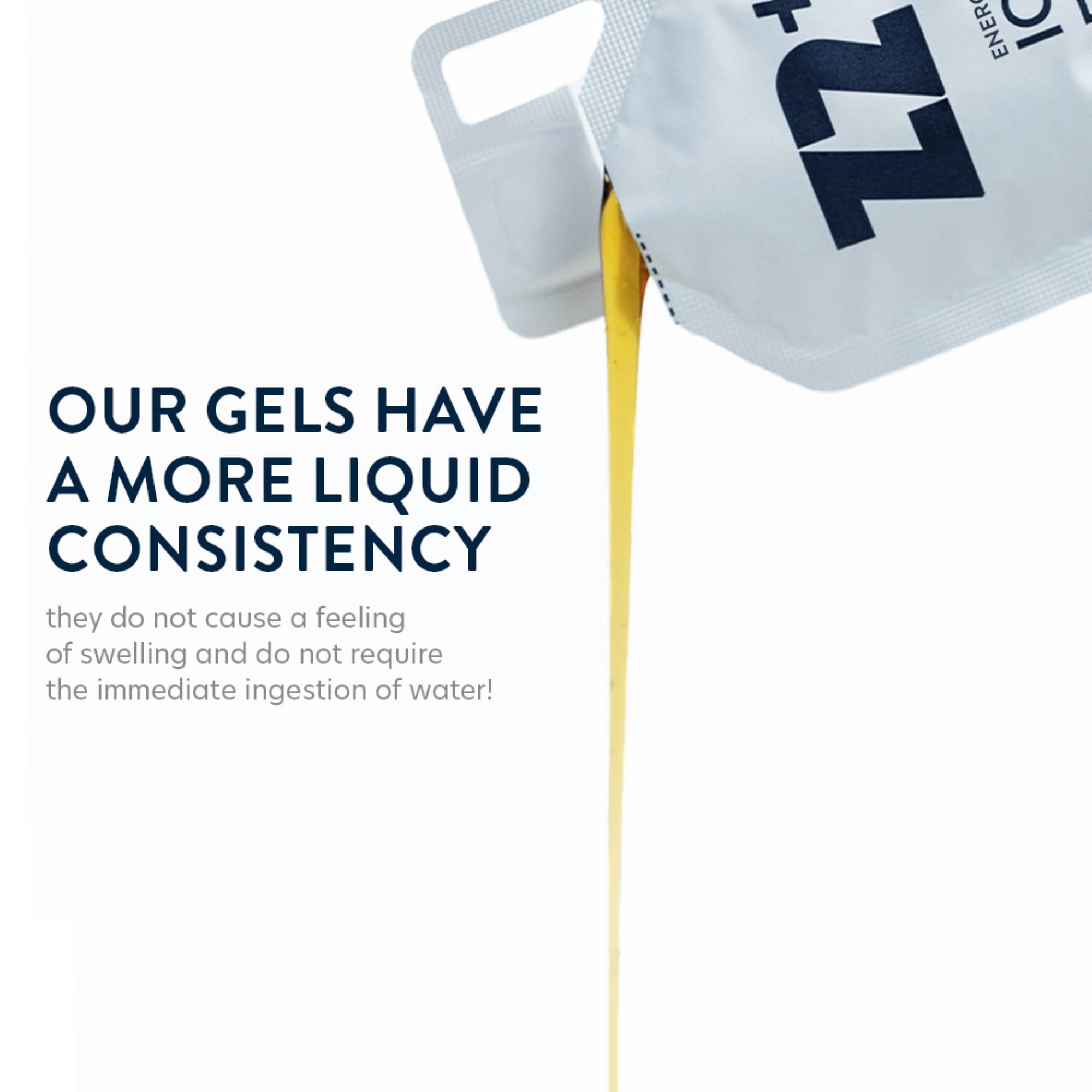 Pre-workout use of Z2 gel to top up energy before activity.
