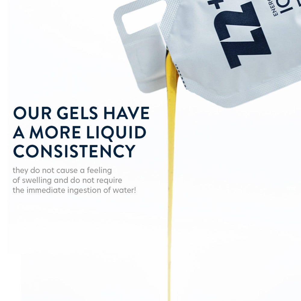 Pre-workout use of Z2 gel to top up energy before activity.
