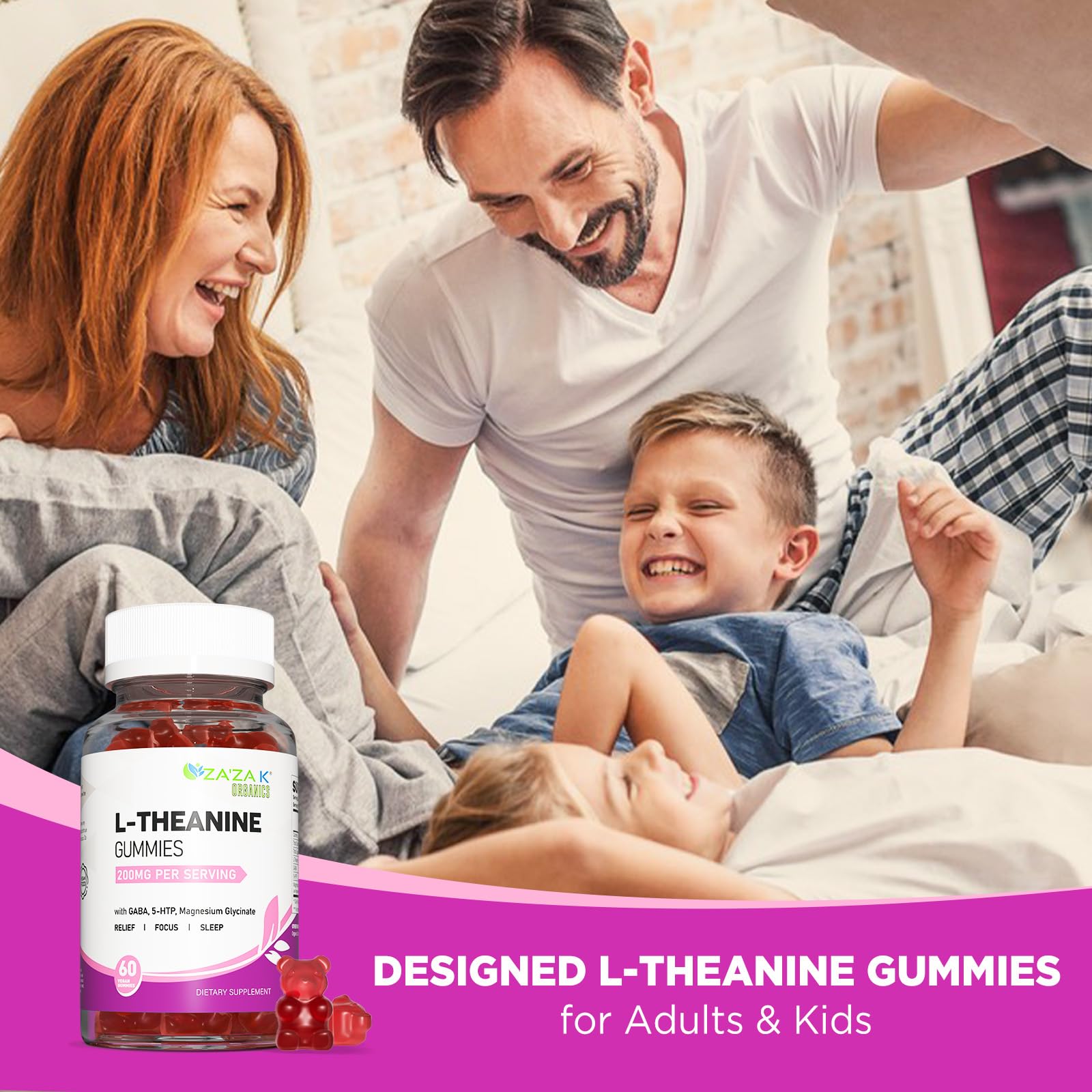 ZA'ZA K ORGANICS vegan gluten-free peach gummies for a tasty daily ritual