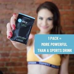 Zaca Recovery wallet-ready pack image illustrating easy, on-the-go refresh without water