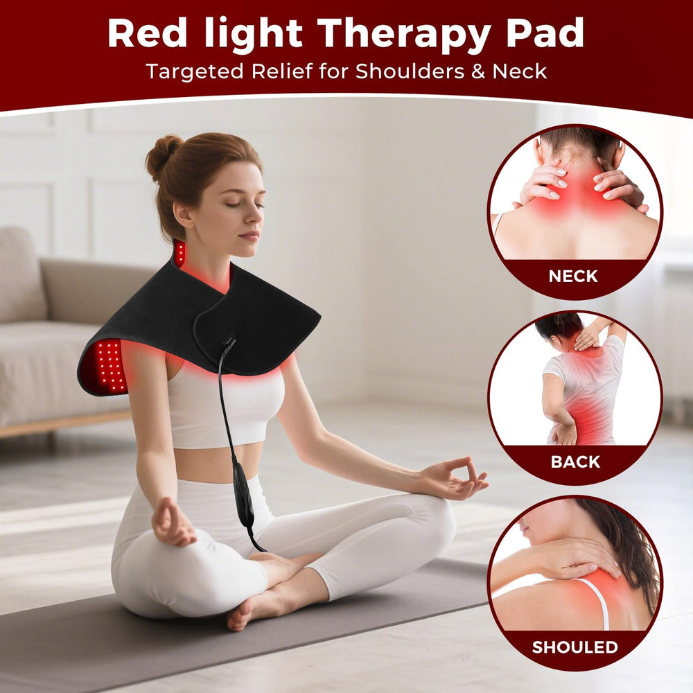 ZAEXAE neck and shoulder heating pad ready for targeted relief after work.