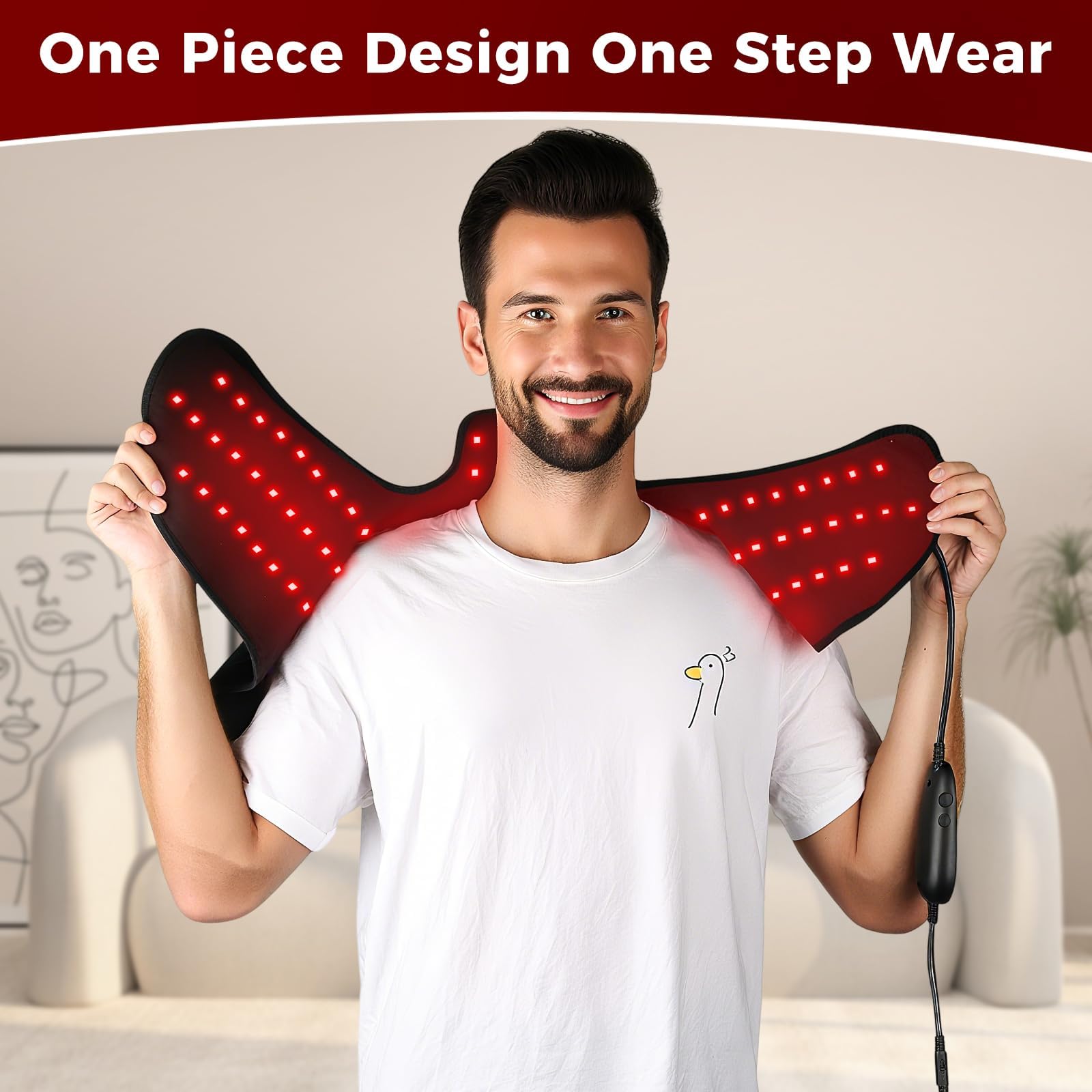 ZAEXAE wide 25 by 21 inch mat delivering uniform light distribution.