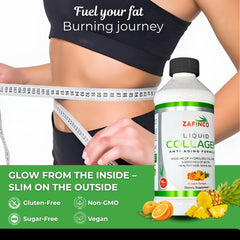 Label close-up highlights sugar-free, gluten-free formula for health-conscious users.