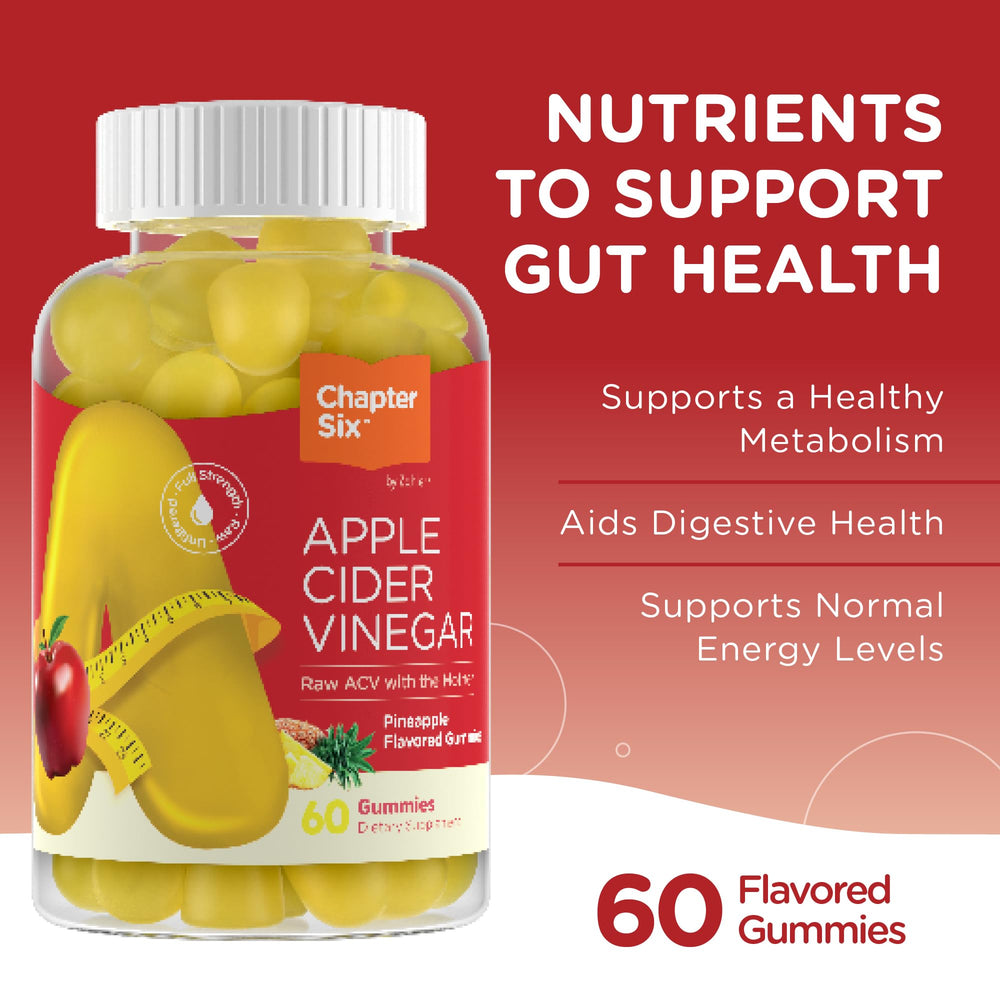 Zahler Apple Cider Vinegar Gummies bottle close-up highlighting pineapple flavor