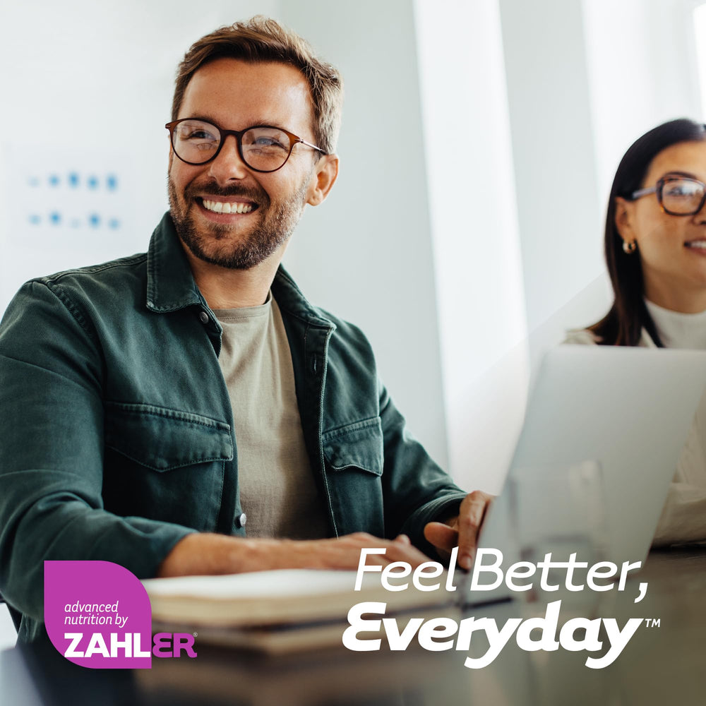 Zahler Berberine capsules with dosing guidance visible on pack