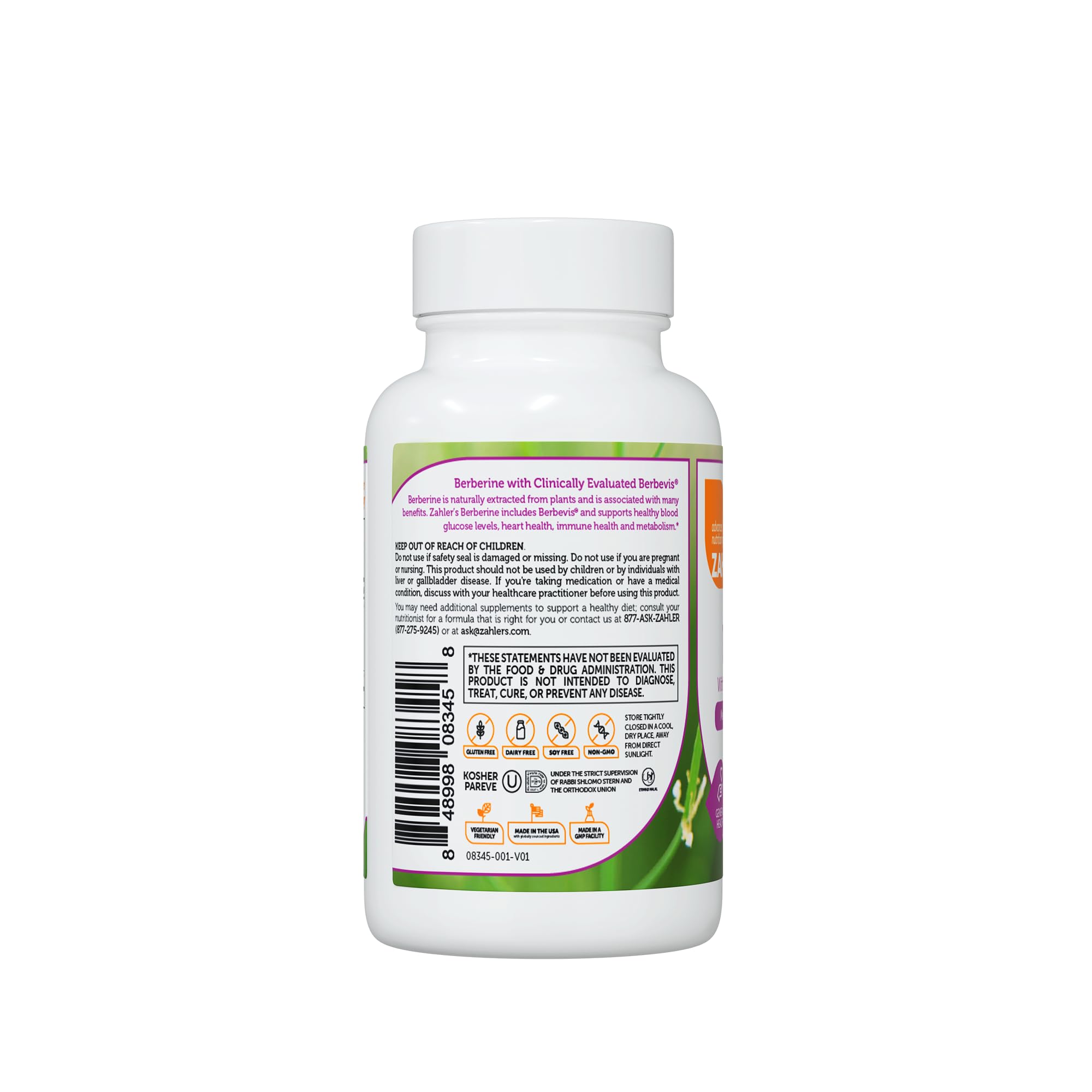 Zahler Berberine image emphasizes metabolism and lipid balance on the go