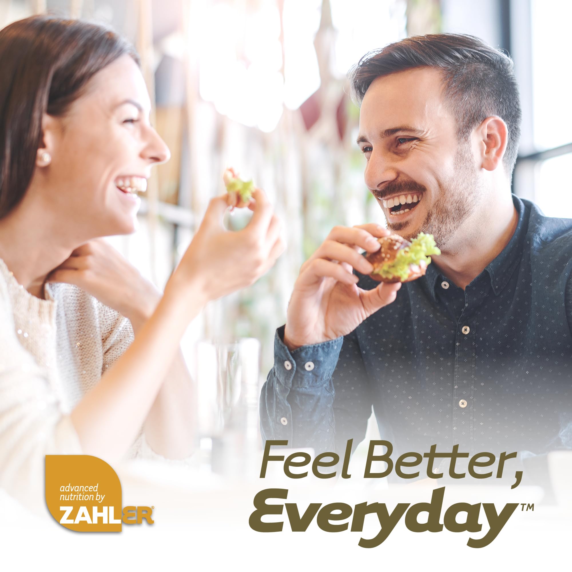 Zahler CandAid daily-use scene with capsules and water.