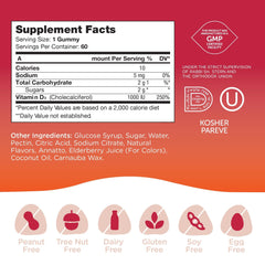 Zahler Chapter One bottle front view for family daily vitamin D3 routine