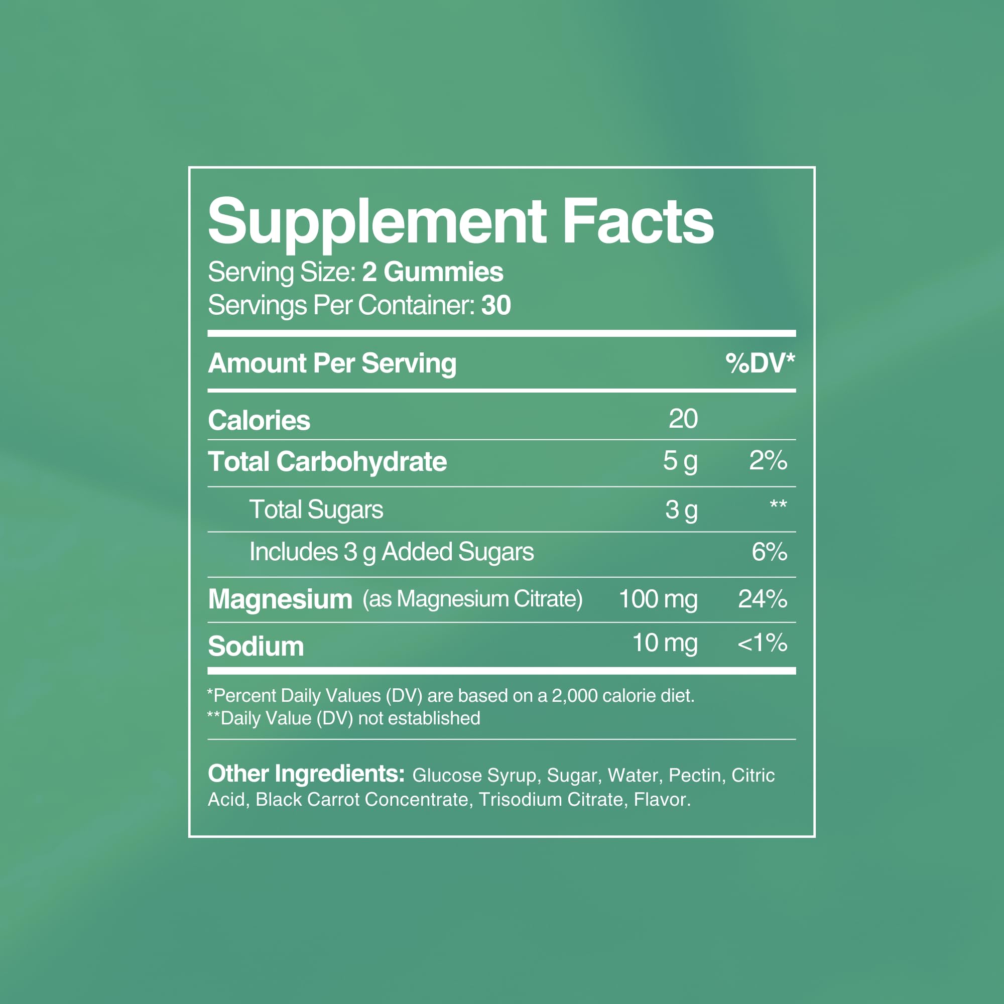 Zahler Chapter One Magnesium Gummies easy-chew texture for smooth swallowing.