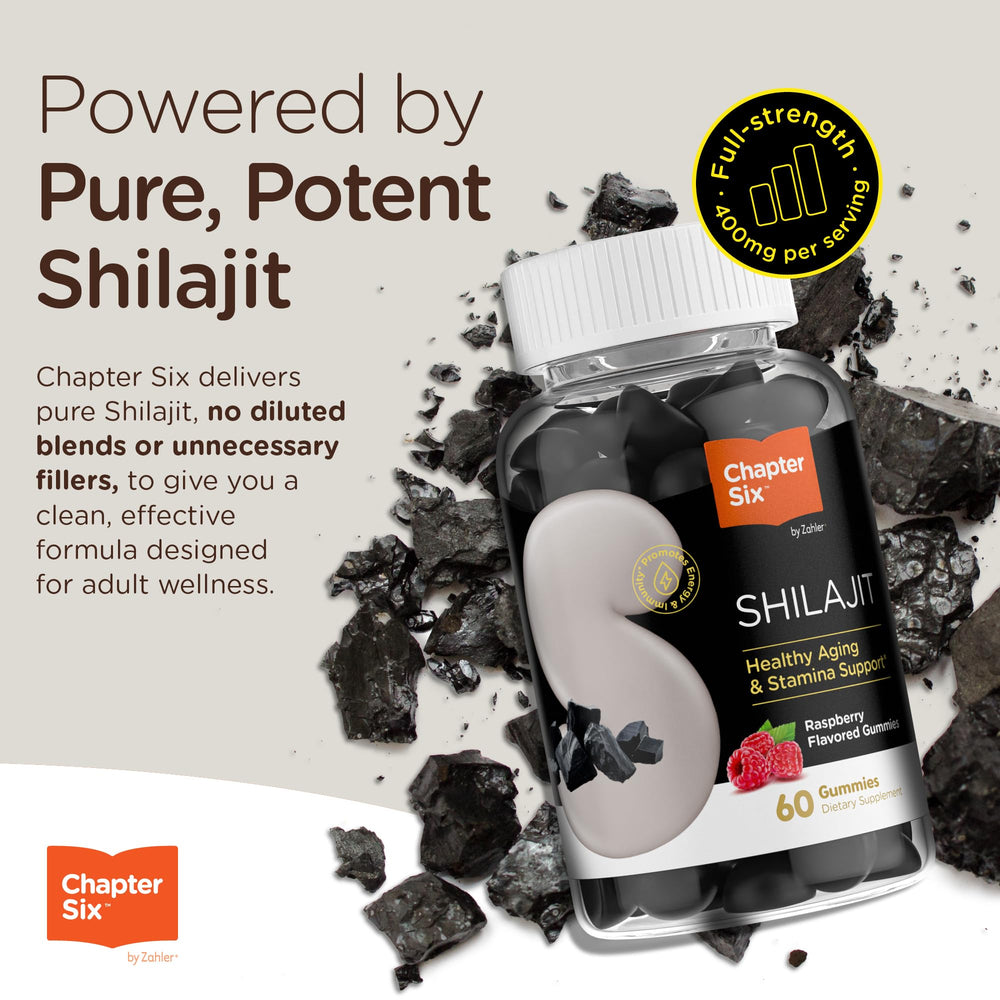 Zahler Chapter One Shilajit Gummies soft texture invites daily chew