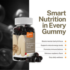 Zahler Chapter Six bottle pouring capsules into hand for on-the-go use