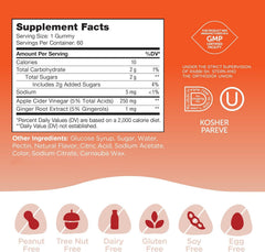 Zahler Chapter Six gummies texture close-up highlights chewy, tasty alternative to vinegar