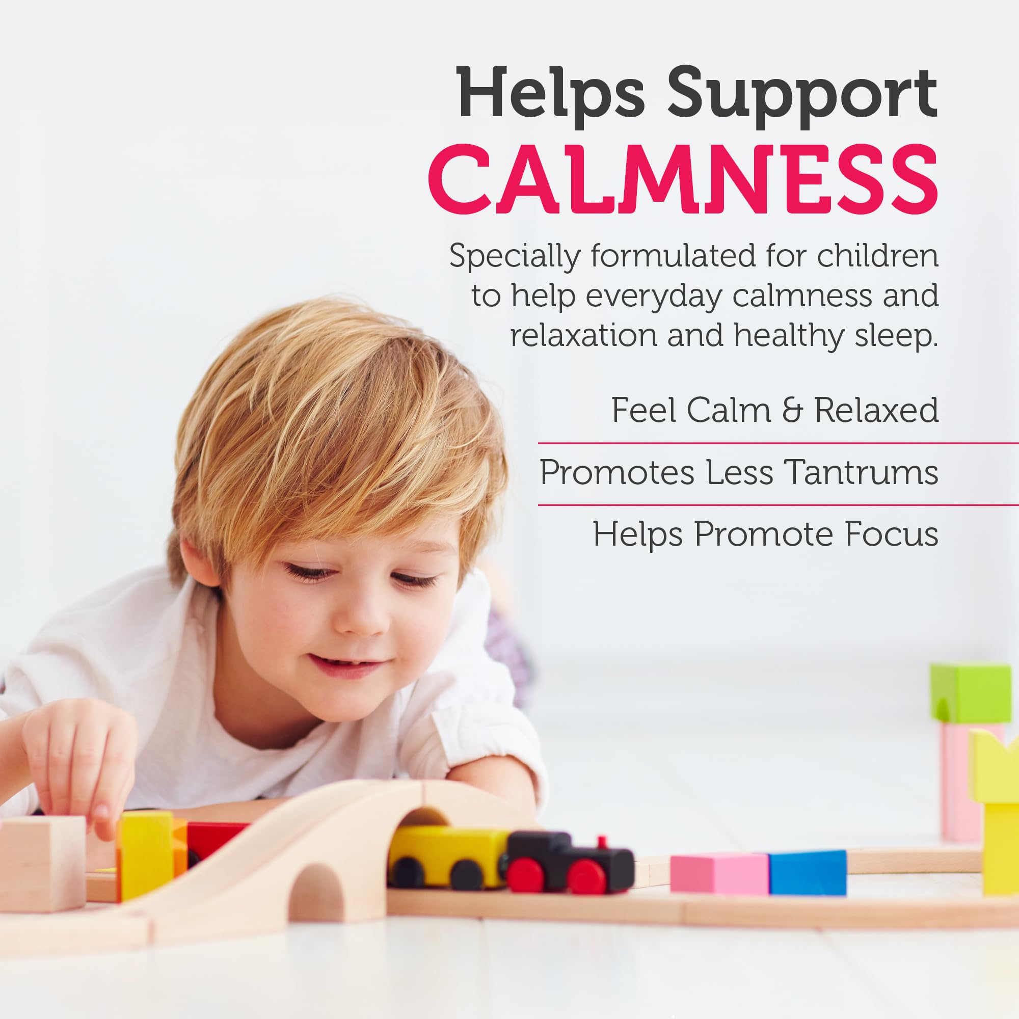 Zahler ChildCalm kosher-certified label for family-friendly use.