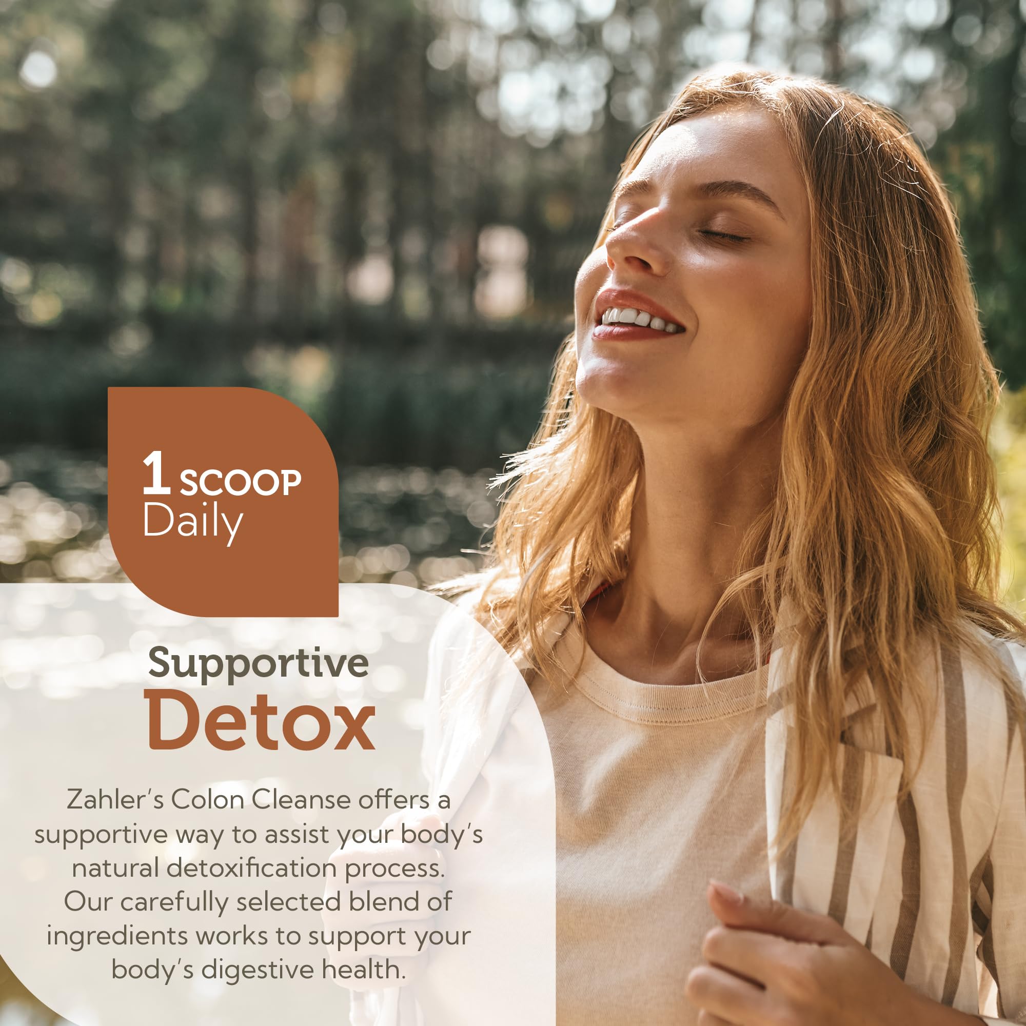 Zahler Colon Cleanse cucumber-mint flavor for a refreshing routine.