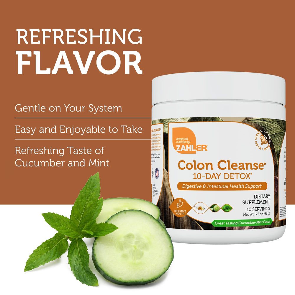 Zahler Colon Cleanse kosher-certified label signaling quality.