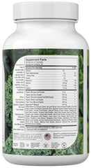 Zahler Core Greens capsules close-up illustrating easy-to-swallow daily consumption.