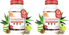 Zahler Daily Cleanse bottle showing daily digestive support with a plant based formula.