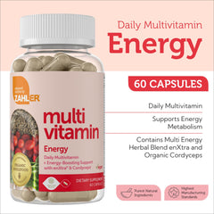 Zahler Daily Multivitamin label shows kosher and vegan-friendly certification
