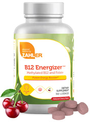 Zahler Energizer cherry lozenge pack provides a convenient energy option.