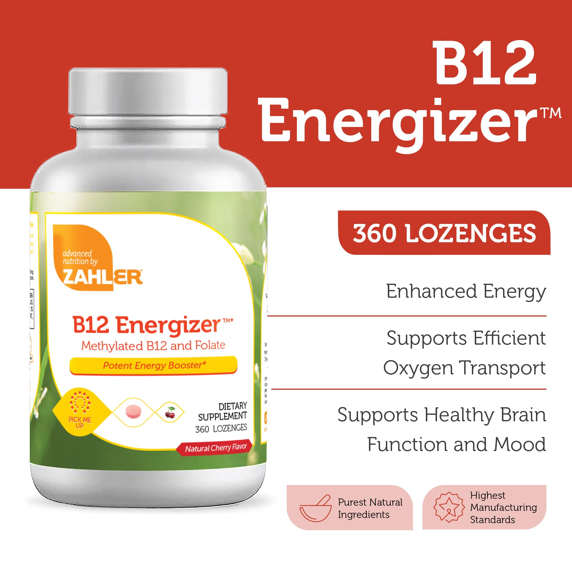 Zahler Energizer label showing kosher, non-GMO, gluten-free certifications.