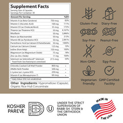 Close-up of Zahler Height Factor capsules, easy-to-swallow daily growth support