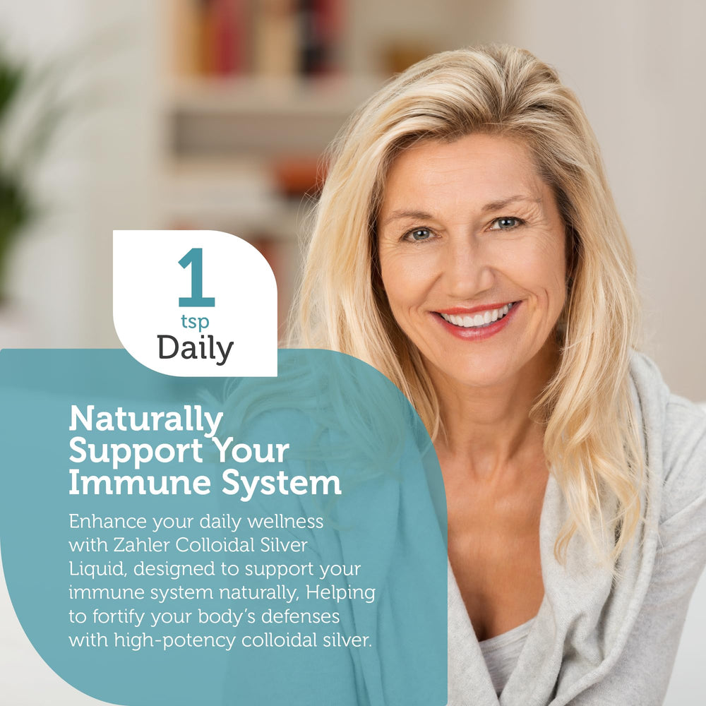 Droppers dispense colloidal silver for convenient, measured use.