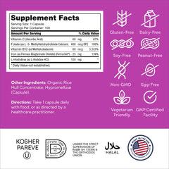 Zahler Iron Complex with vitamins C and B12 for absorption