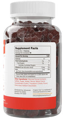 Zahler Iron Gummies with Vitamin C in a fruit-flavored chewable form.