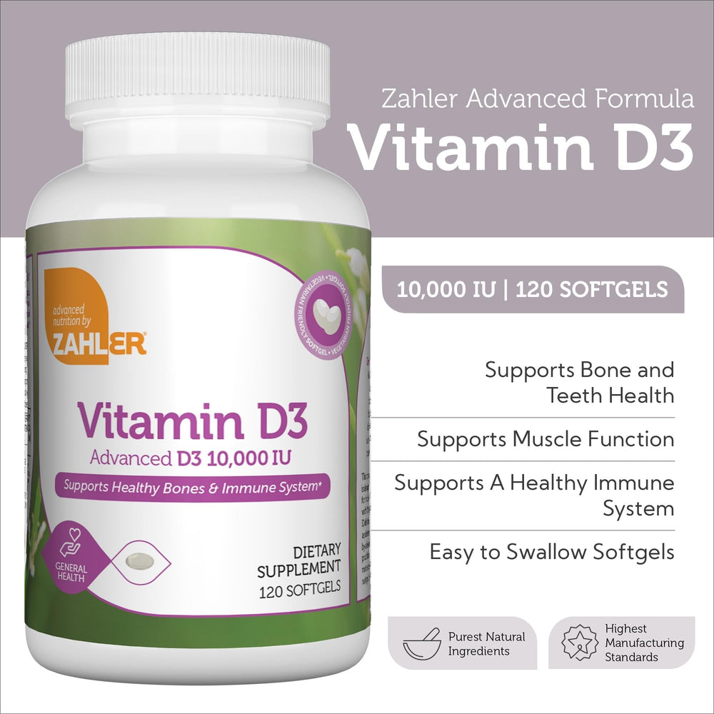 Zahler Made-in-USA GMP-certified supplement label