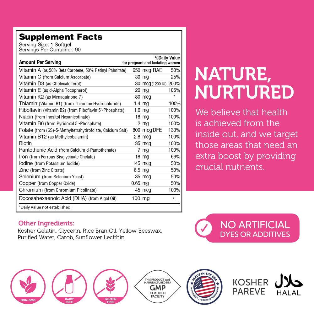 Non-GMO, gluten-free, dairy-free formula suitable for sensitive diets.