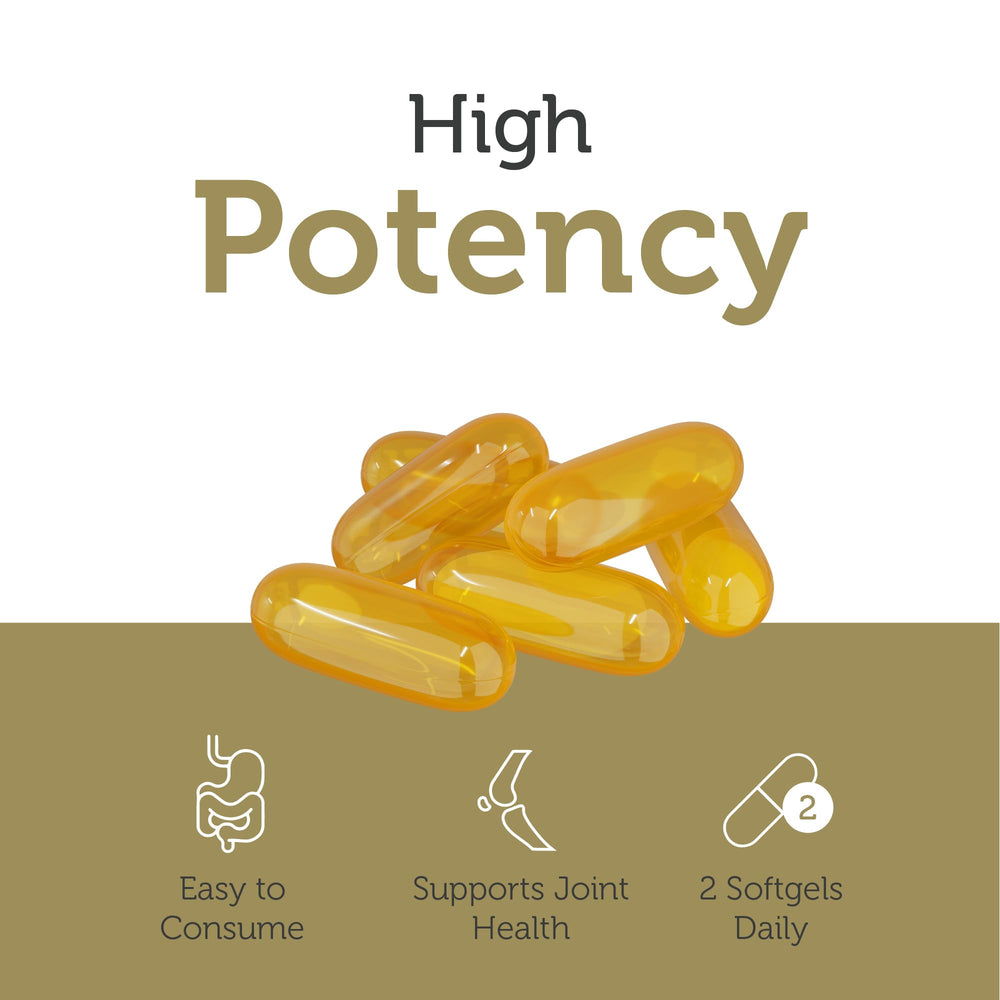 Zahler Omega-3 softgels on hand highlighting easy supplementation.