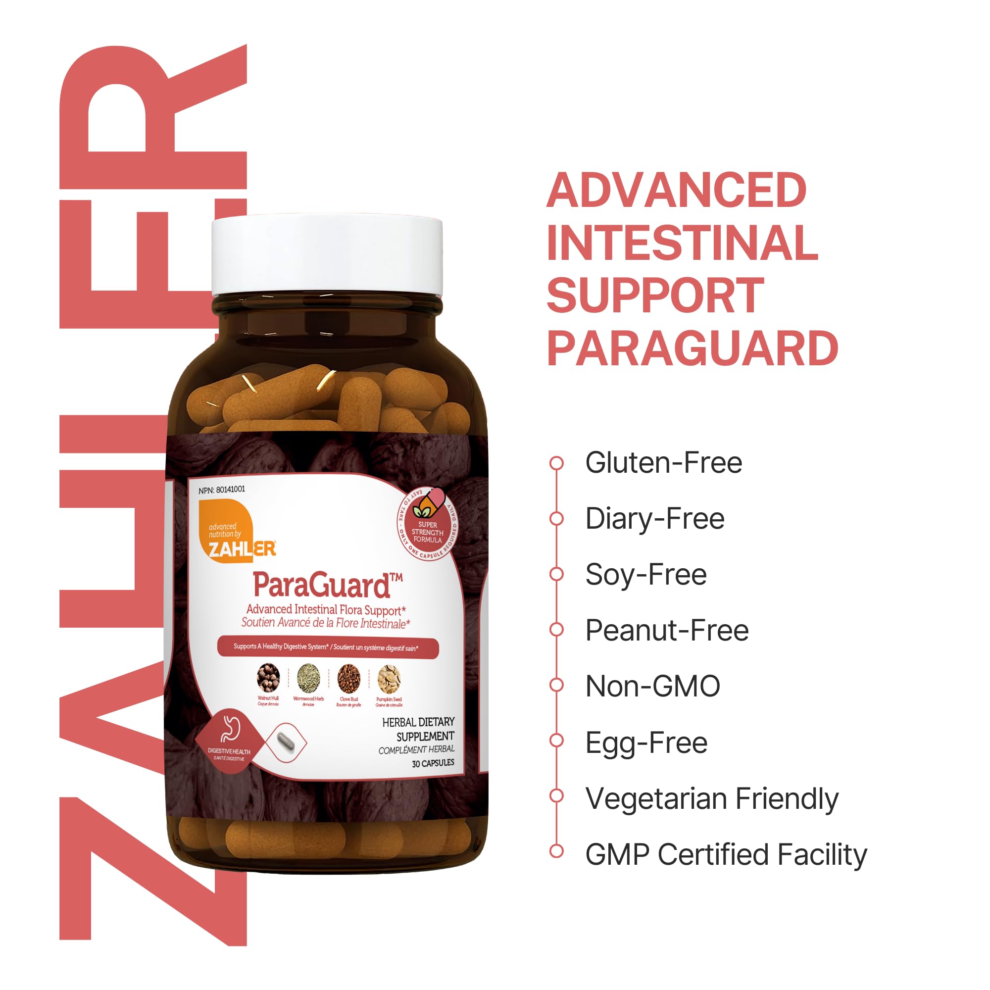 Zahler ParaGuard garlic bulb visual suggesting flavorful, aromatic ingredient