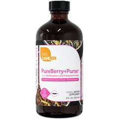 Zahler PureBerry+Purse packaging close-up highlighting quality and ingredients